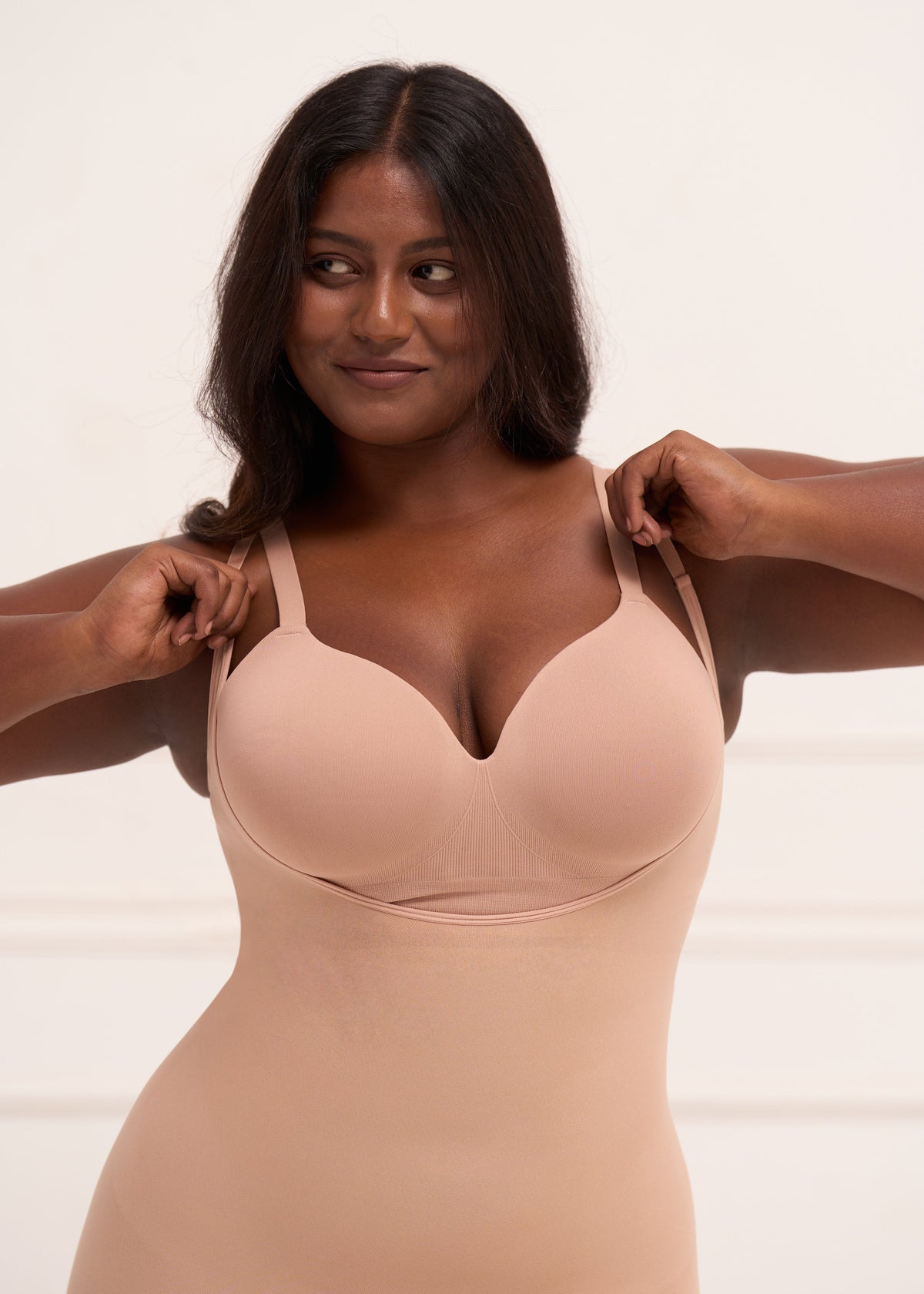 Open Bust Butt Lifting Bodysuit