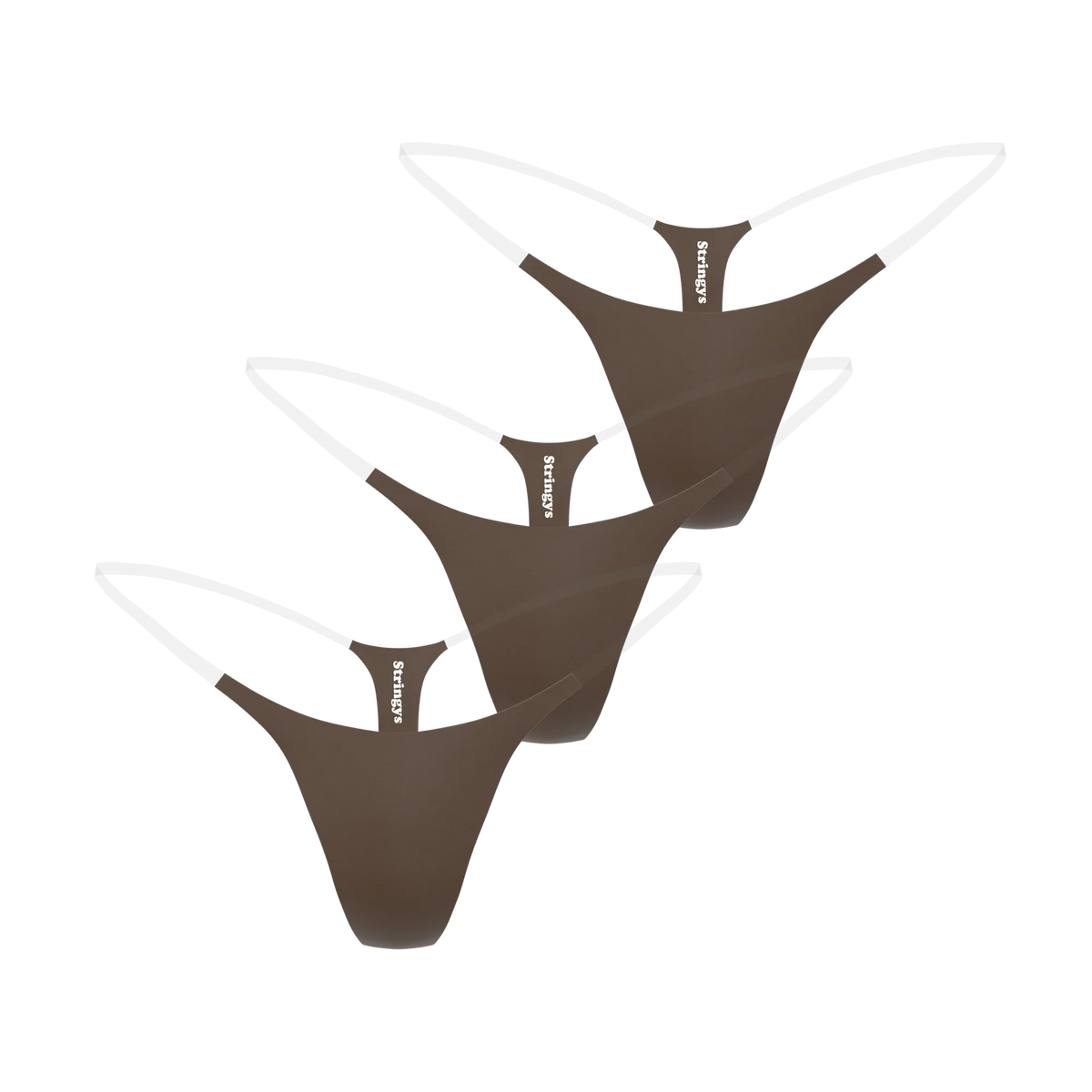 3 PACK NUDE INVISIBLE UNDERWEAR
